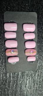 Roze press on nagels handgemaakt, Ophalen, Nieuw, Toebehoren, Handen en Nagels