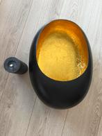 Egg Windlicht, Overige materialen, 25 tot 50 cm, Zwart, Ophalen of Verzenden