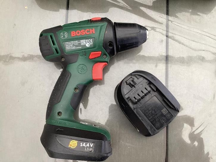 Bosch accuboormachine in koffer, Doe-het-zelf en Verbouw, Gereedschap | Boormachines, Gebruikt, Boor- en Schroefmachine, Ophalen of Verzenden