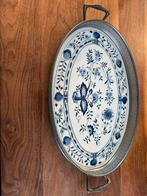 Delfts Westraven Serveerschaal met Tinnen Rand - Anno 1661, Antiek en Kunst, Ophalen of Verzenden