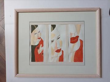 Pop Art 3-luik M.Teesink 1995 beschikbaar voor biedingen
