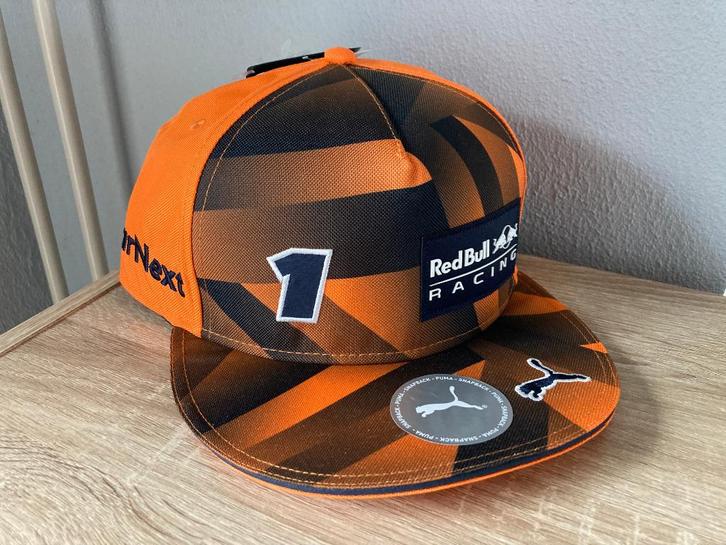 ✅ Max Verstappen Orange Snapback Cap Red Bull Racing Pet, Verzamelen, Automerken, Motoren en Formule 1, Nieuw, Formule 1, Ophalen of Verzenden