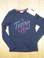 Tom tailor, blauw shirt, lange mouw, mt 164, met leuke print, Ophalen of Verzenden, Nieuw, Meisje, Shirt of Longsleeve