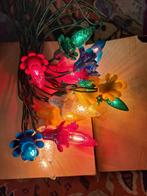 Oude kerstverlichting met 16 gekleurde dennenappel lampjes, Verzenden