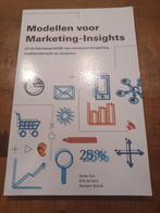 Modellen voor marketing insights boek, Anita Cox, Erik de kort, Norbet Scholl, Vakgebied of Industrie, Ophalen of Verzenden, Zo goed als nieuw