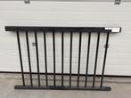 Trapbalustrade zwart 155x5.5x100cm, Ophalen, Gebruikt