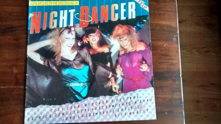 Disco LP - Night Dancer, Cd's en Dvd's, Vinyl | Verzamelalbums, Gebruikt, Dance, 12 inch, Ophalen of Verzenden