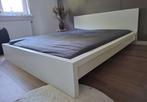 Tweepersoonsbed wit, Ophalen, Gebruikt, Eenvoudig, Wit