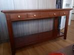 Sidetable met 2 lades, kersenhout, Ophalen, Gebruikt, Minder dan 150 cm, Minder dan 100 cm