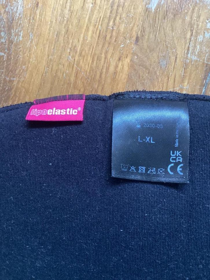 Lipoelastic KPad, maat L/XL als nieuw, Kleding | Dames, Ondergoed en Lingerie, Overige typen, Zwart, Ophalen of Verzenden