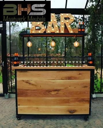 Cocktailbar - industriële bar - evenementen bar - op maat! beschikbaar voor biedingen