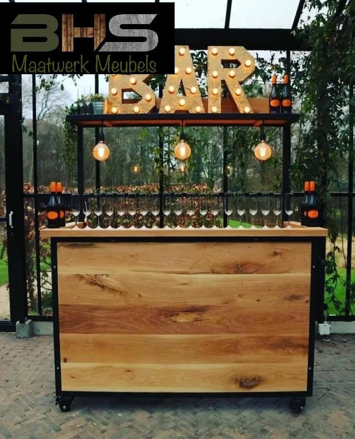 Cocktailbar - industriële bar - evenementen bar - op maat!, Huis en Inrichting, Barren, Nieuw, Ophalen of Verzenden