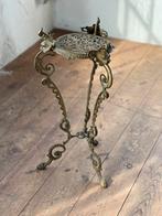 Antieke messing plantentafel, Antiek en Kunst, Antiek | Meubels | Tafels, Ophalen of Verzenden