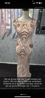 Elegante galajurk maat S, Beige, Ophalen of Verzenden, Zo goed als nieuw, Maat 36 (S)