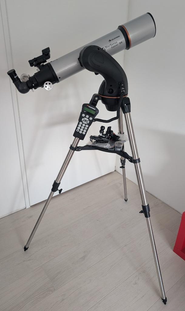 telescoop Celestron StarSense Explorer-DX NexStar 90, Audio, Tv en Foto, Optische apparatuur | Telescopen, Zo goed als nieuw, Lenzentelescoop (refractor)