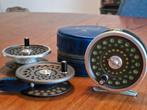 Hardy Marquis #5 Vliegvis reel + 2 Extra Spoelen, Watersport en Boten, Hengelsport | Vliegvissen, Ophalen of Verzenden, Gebruikt