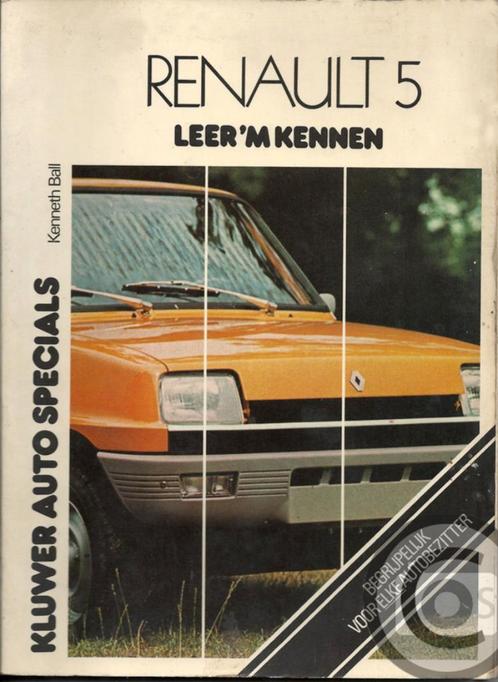 oldtimer Renault 5 - Leer 'm kennen - Kluwer Auto Specials -, Boeken, Auto's | Boeken, Gelezen, Renault, Ophalen of Verzenden