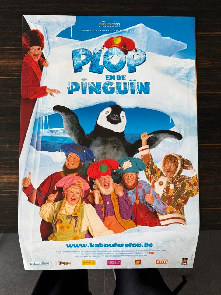 Plop en de Pinguïn poster, Verzamelen, Posters, Film en Tv, Rechthoekig Staand, Ophalen of Verzenden