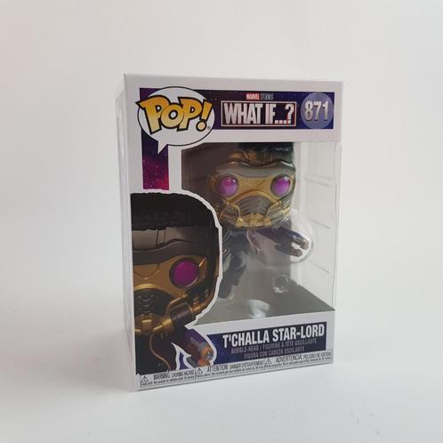 Funko POP! 871 Marvel What if? T'Challa Starlord || € 12.99, Verzamelen, Poppetjes en Figuurtjes, Nieuw, Ophalen of Verzenden