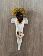 Handgemaakte Houten Engel met Schelpen - 11x23 cm, Huis en Inrichting, Woonaccessoires | Wanddecoraties, Ophalen of Verzenden