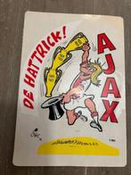 Grote vintage Ajax sticker jaren 70 Dik Bruynesteyn - 3, Verzamelen, Sportartikelen en Voetbal, Ophalen of Verzenden, Zo goed als nieuw