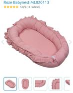 Soft Cotton Ruffle Licht Roze Babynest, Kinderen en Baby's, Babywiegjes en Ledikanten, Ophalen, Zo goed als nieuw, Wieg