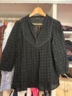Zwarte Donna Dura blouse maat 40, Verzenden, Zo goed als nieuw, Maat 38/40 (M), Zwart