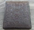 Om 1850 - 1875 Daguerreotypie Oude Foto Echtpaar USA Amerika, Gebruikt, Foto, Ophalen of Verzenden, Voor 1940