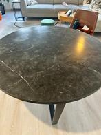 Ronde tafel van MADE met marmer look, Huis en Inrichting, Tafels | Salontafels, Ophalen, Gebruikt, 50 tot 75 cm, Rond