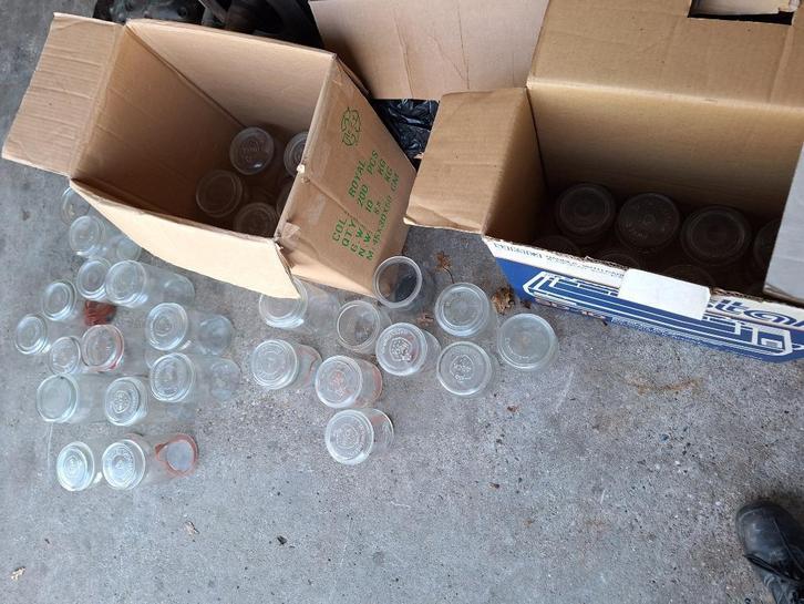 partij weckflessen, Huis en Inrichting, Keuken | Potten en Pannen, Gebruikt, Pot, Bus of Blik, Glas, Ophalen