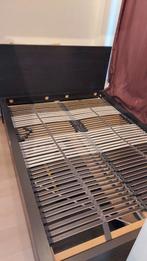 IKEA Malm Bed 140cm incl. Lattenbodem & Lades, Huis en Inrichting, Slaapkamer | Bedden, Ophalen, Gebruikt, Zwart, Tweepersoons