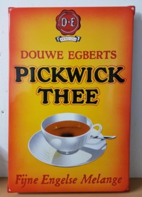 Pickwick thee Douwe Egberts emaille reclamebord wandbord, Verzamelen, Merken en Reclamevoorwerpen, Nieuw, Reclamebord, Ophalen of Verzenden