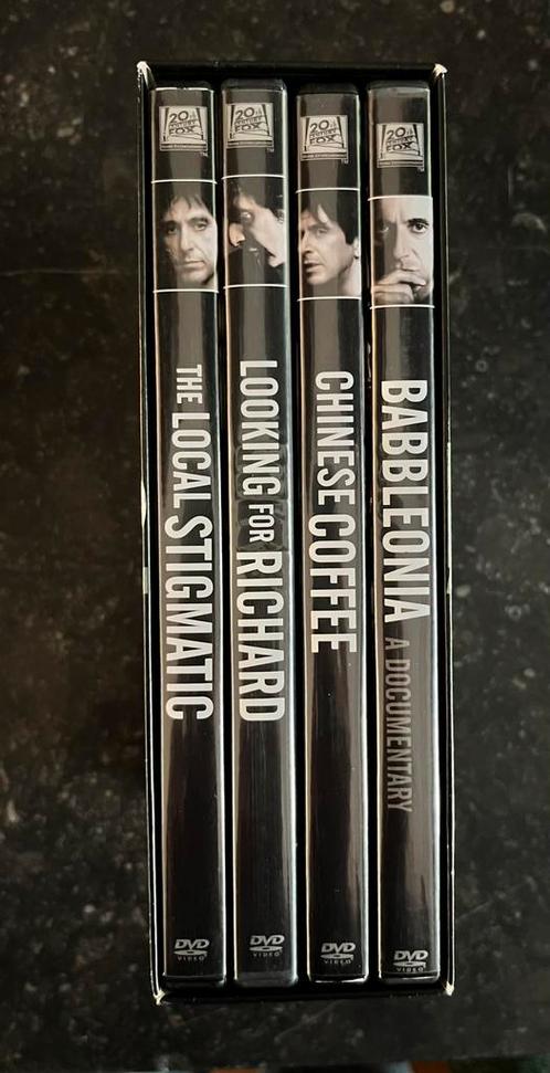 Al Pacino “An Actor’s Vision” 4 DVD Boxset, Cd's en Dvd's, Dvd's | Filmhuis, Zo goed als nieuw, Overige gebieden, Boxset, Alle leeftijden