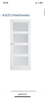 Glas voor cando 4 vaksdeur  melkglas, Doe-het-zelf en Verbouw, Deuren en Horren, Ophalen, 80 tot 100 cm, Minder dan 200 cm, Glas