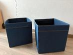 IKEA Dröna Opbergdoos - Denim stof, Huis en Inrichting, Ophalen, Zo goed als nieuw, Kunststof, Minder dan 50 cm