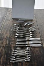 Gero Zilmeta 517 cassette set voor 6 personen plat heft, Antiek en Kunst, Antiek | Bestek, Ophalen of Verzenden