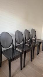 4 Kartell Victoria Ghost stoelen - Philippe Starck, Huis en Inrichting, Stoelen, Ophalen, Kunststof, Gebruikt, Overige kleuren