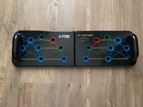 Verstelbare push-up board, Sport en Fitness, Fitnessmaterialen, Zo goed als nieuw, Push-up steun, Armen, Borst, Rug, Ophalen of Verzenden