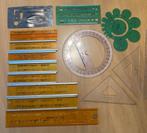 Teken en lettersjablonen (deels Rotring), Hobby en Vrije tijd, Ophalen of Verzenden, Gebruikt, Overige typen