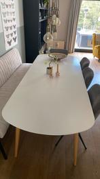 160/210/260cm uitschuifbare, ovale eettafel Kave Home Oqui, Ophalen, Overige materialen, Scandinavisch design, Gebruikt