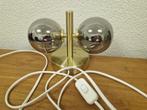 vintage messing bijzondere wandlamp lucide, Huis en Inrichting, Lampen | Wandlampen, Ophalen of Verzenden, Zo goed als nieuw, Glas