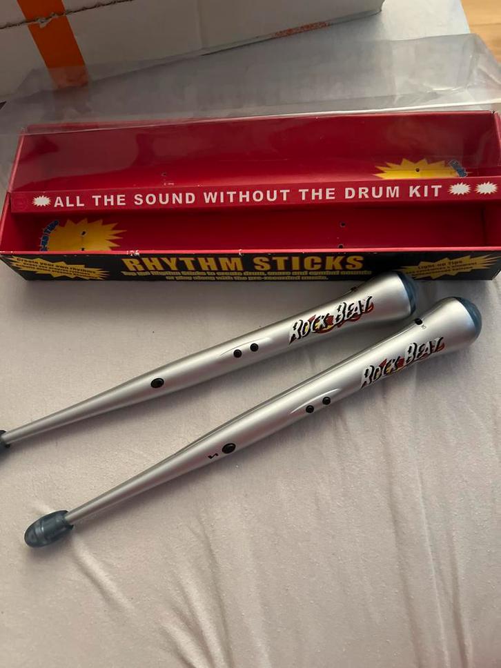 Rock Beat Rhythm Sticks - Zo goed als nieuw!, Muziek en Instrumenten, Drumstellen en Slagwerk, Zo goed als nieuw, Overige merken