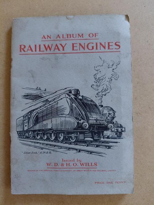 Railway Engines album compleet 50 cigarette cards trein 1936, Verzamelen, Spoorwegen en Tramwegen, Gebruikt, Trein, Overige typen