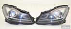 C KLASSE W204 FACELIFT XENON LED KOPLAMPEN COMPLEET, Ophalen of Verzenden, Gebruikt, Mercedes-Benz