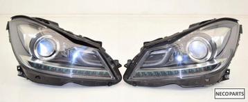 C KLASSE W204 FACELIFT XENON LED KOPLAMPEN COMPLEET  beschikbaar voor biedingen