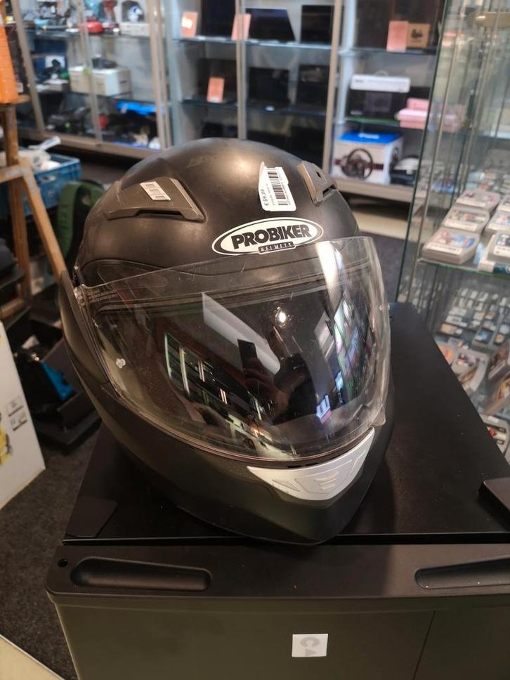 ProBiker Integraalhelm - Goedkoop!, Motoren, Kleding | Motorhelmen, Dames, Heren, Integraalhelm, Overige merken, Tweedehands, Ophalen of Verzenden