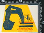 Sticker: Akerman Kraanverhuur Heuterman - Driel, Ophalen of Verzenden, Zo goed als nieuw, Bedrijf of Vereniging
