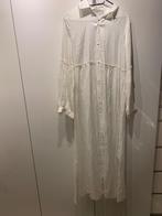 Witte lange jurk met rouges, Kleding | Dames, Jurken, Nieuw, Onder de knie, Wit, Maat 36 (S)