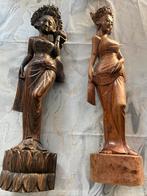 sculptures (woody) ، Sculpturen (houtachtig), Antiek en Kunst, Ophalen