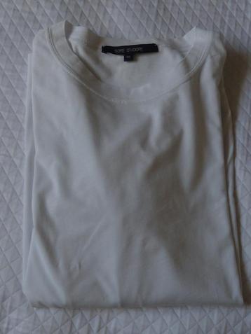 Sofie d'Hoore witte trui, longsleeve, badstof mouwen, zgan beschikbaar voor biedingen